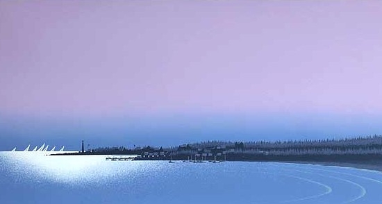 キース・レイノルズの絵画作品　タイトルは、 ルミナコーヴ